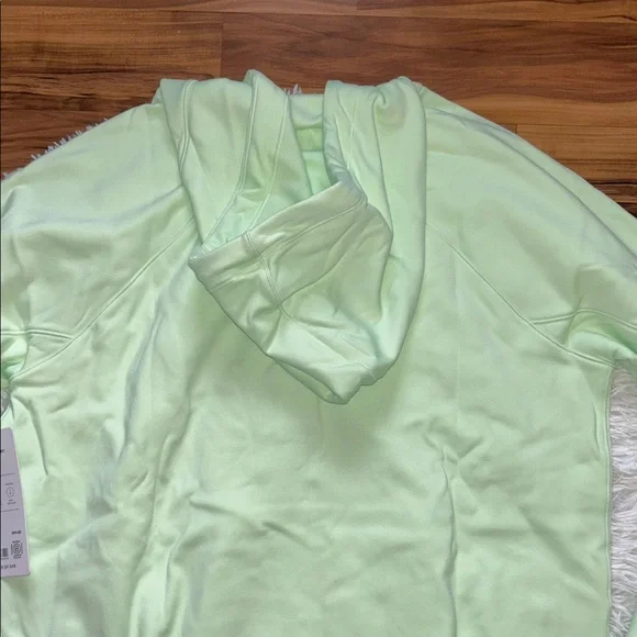 Athleta Unstoppable Fleece Lined Half Zip Sweatshirt Size Medium Mint Tint NEW